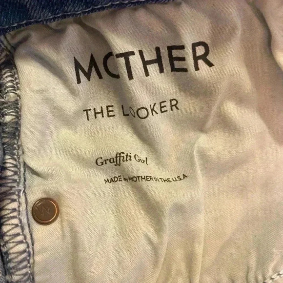 Mother The Looker Ankle in Graffiti Girl Size 27 - Picture 11 of 12